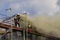 Dachstuhlbrand Koeln Poll Geislarerstr P074